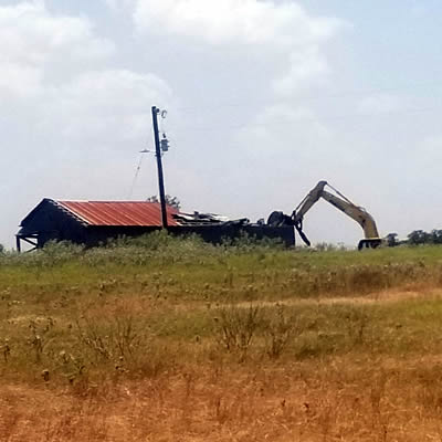 House and Building Demolition in South Central Texas